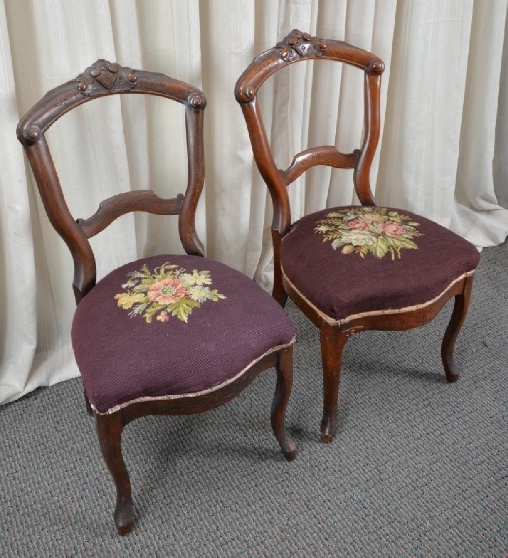 Pair of Victorian Side Chairs (1 of 4)