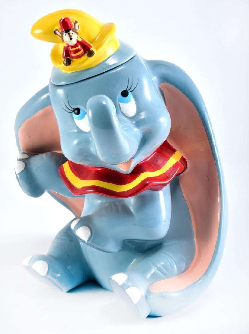 Disney Dumbo & Timothy Ceramic Cookie Jar: Treasure Craft, 12" tall.