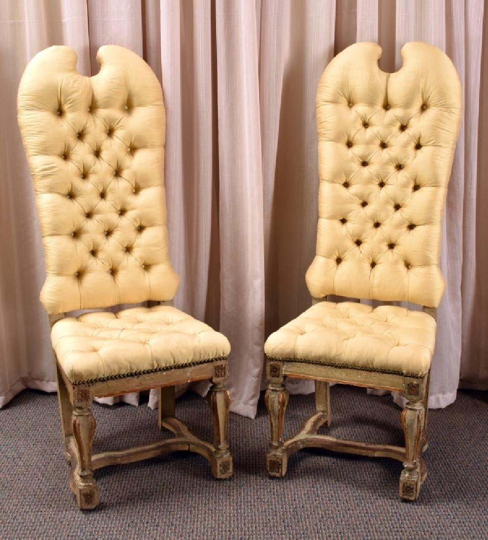 High Back Tufted Side Chairs (1 of 4)