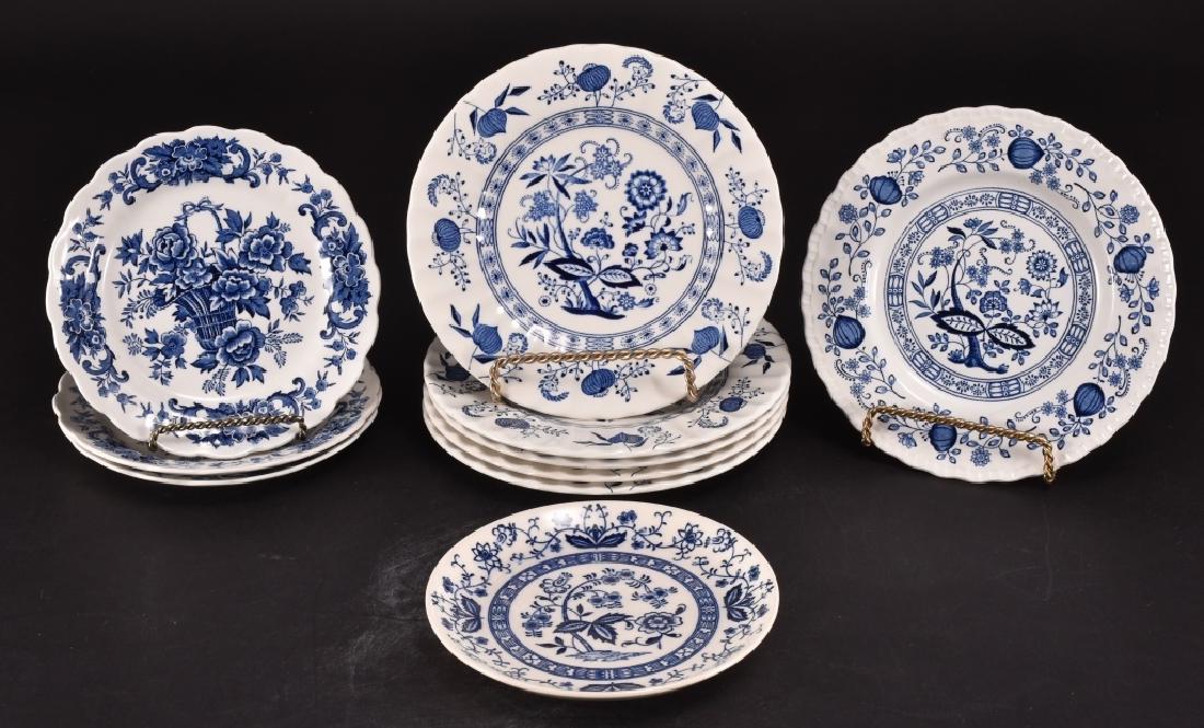 10 Blue & White Plates (1 of 8)