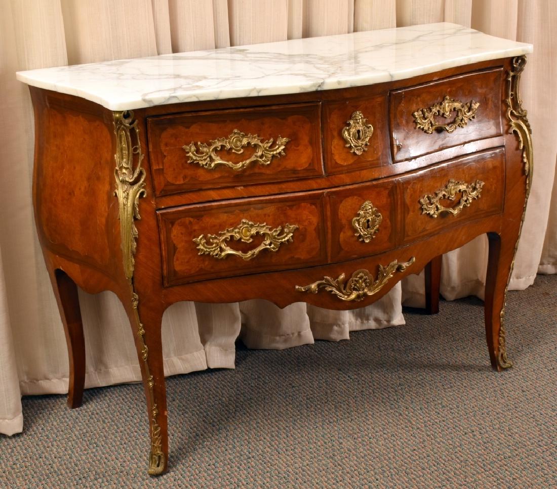 Louis XV Style Serpentine Front Commode (1 of 9)