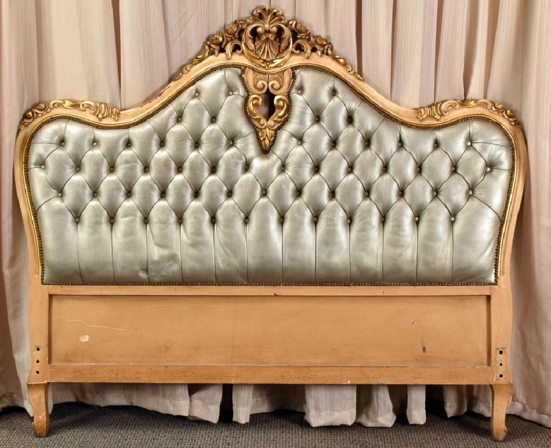 Tufted Leather Queensize Headboard (1 of 5)