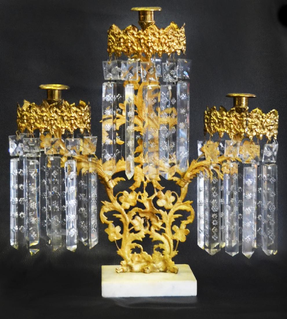 Victorian Bronze Girandole Candelabra (1 of 7)