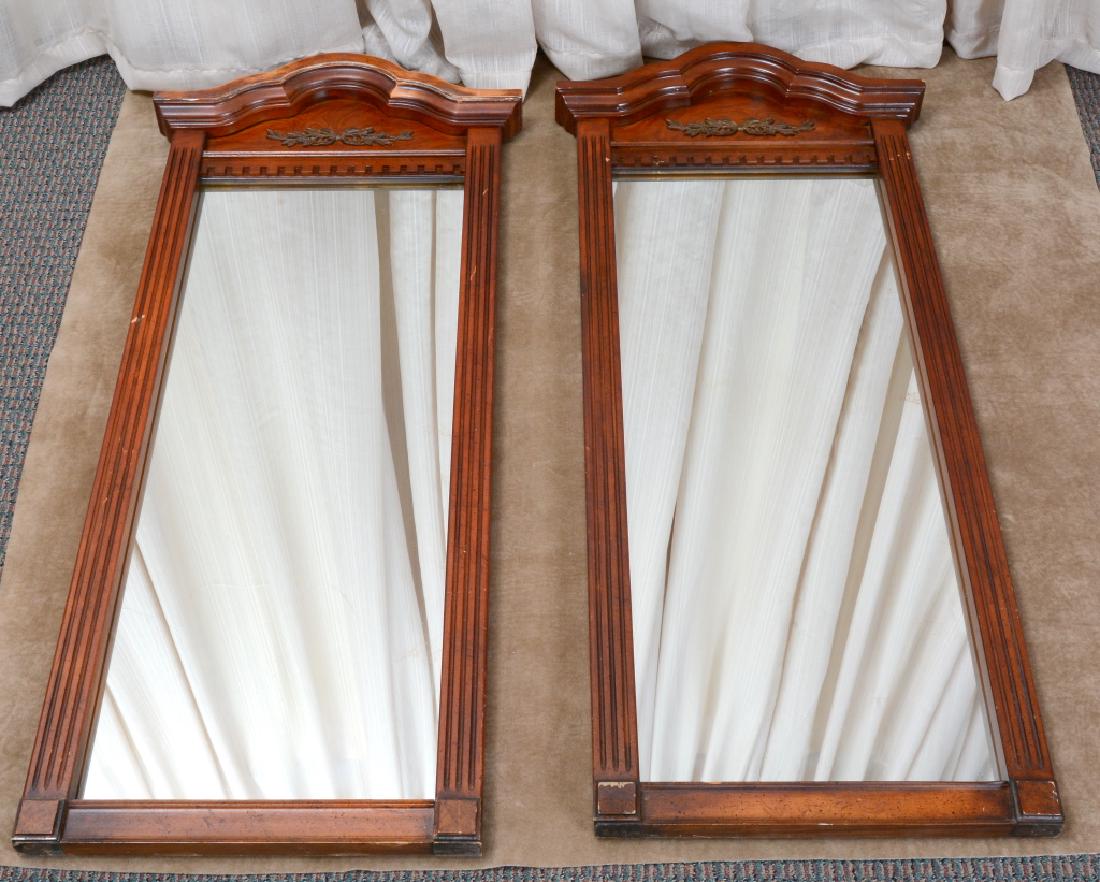 Pair Narrow Wall Mirrors (1 of 3)