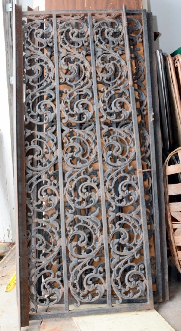 Two-Door Wrought Iron Gate (1 of 7)
