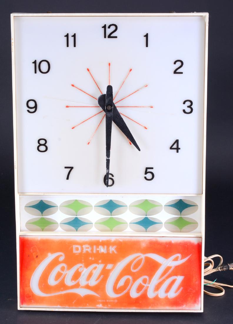 Vintage Coca-Cola Advertising Electric Wall Clock (1 of 2)
