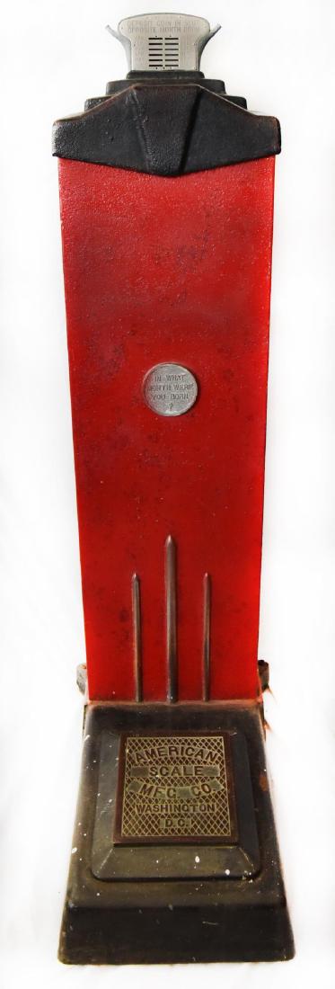 Vintage Penny Weight Fate Fortunes Sidewalk Scale (1 of 3)