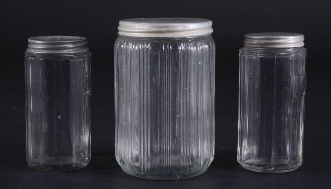Vintage Hoosier Ribbed Glass Tea Canister & More (1 of 2)