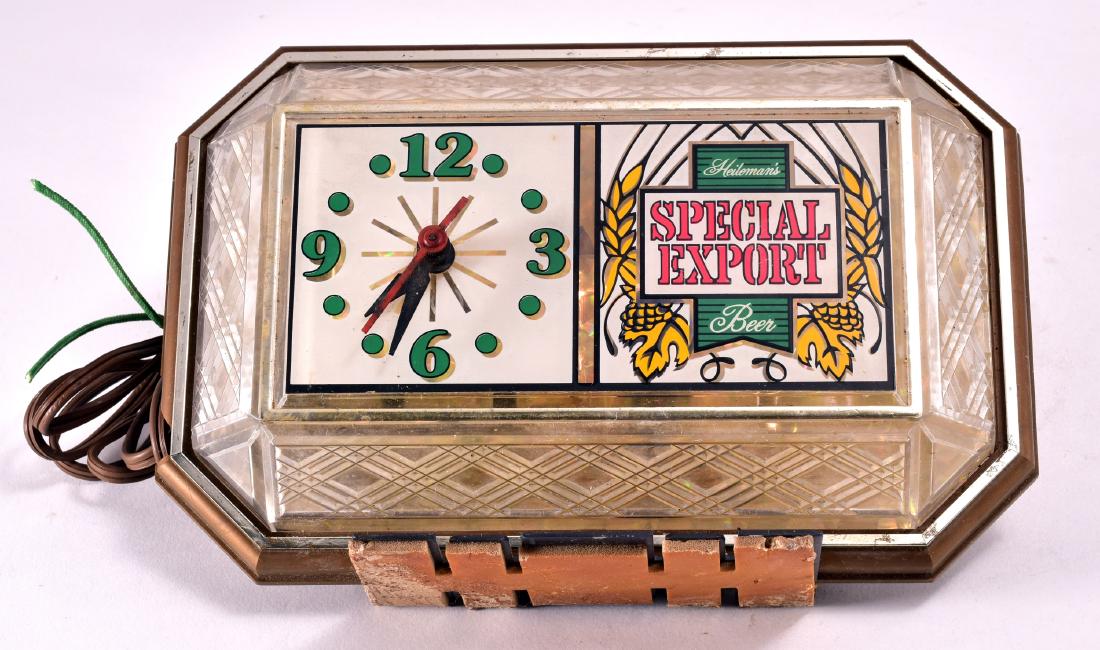 Vintage Special Export Beer Electric Lighted Clock (1 of 3)