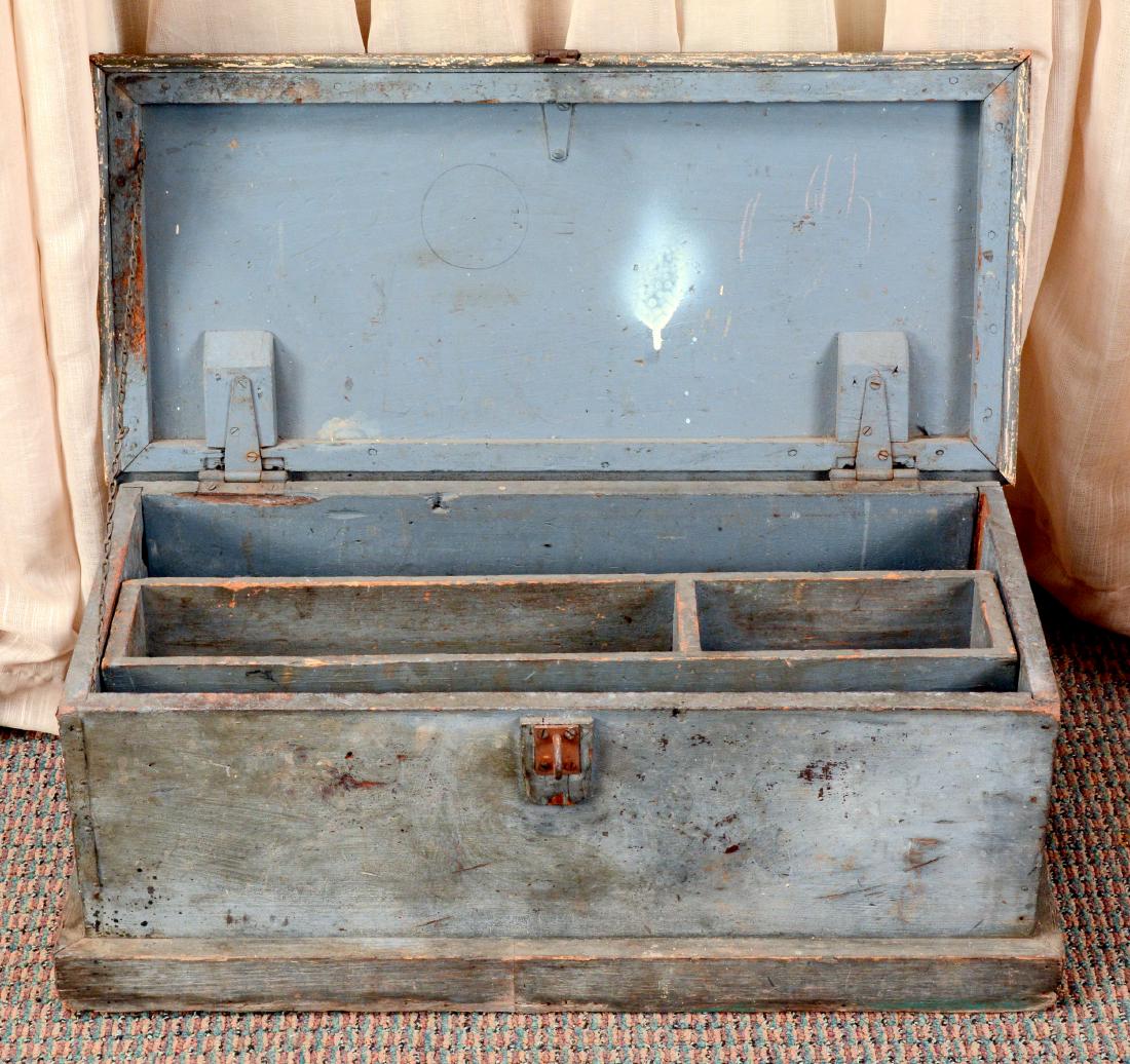 Vintage Wood Tool Box (1 of 3)