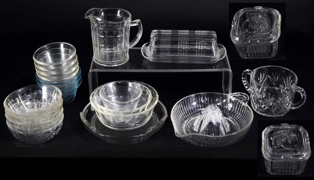 23 Pcs. Glass Kitchenware Lot (1 of 6)