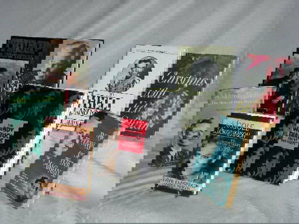 MODERN BIOGRAPHIES: 8 Modern Biographies & Diaries Inc. Donald Trump, George Jones, Audie Murphy, Ed Sullivan, Andy Warhol, Nicole Brown Simpson, Peter Marshall.