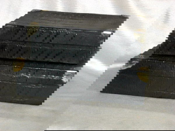 2 FAUX ANIMAL SKIN DECORATIVE BOXES: 2 Faux Animal Skin Decorative Boxes, 14"W X 9.5"Deep X 4.5"T; 16.5"W X 11.5"Deep X 4.75"T.