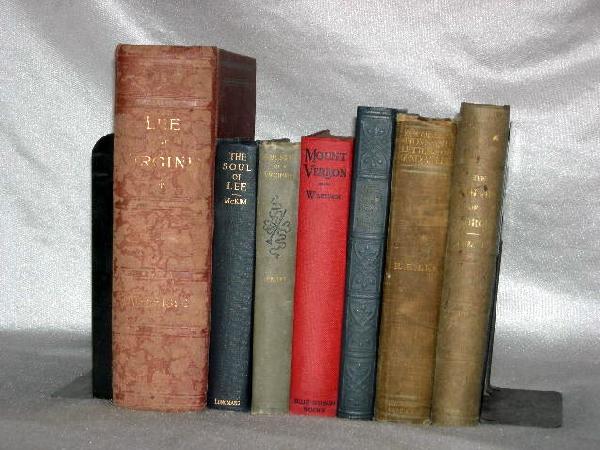 BOOKS CONCERNING THE SOUTH: Books About The South Inc. Lee Of Virginia, Descendants Of Col. Richard Lee; The Collections & Letters Of Robert E. Lee; The Soul Of Lee; The Social Record Of Virginia; Mount Vernon; Recollections Of 