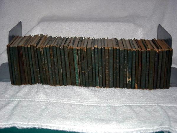 LITTLE LEATHER LIBRARY: 46 New York Little Leather Library Miniature Books of Classics, Highlights Include The Ancient Mariner, Man Without A Country, Rip Van Winkle, A Doll's House, Alice in Wonderland, Confessions of an Op