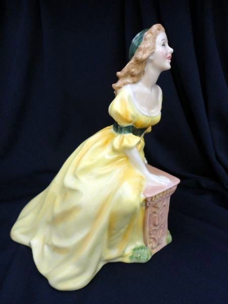 ROYAL DOULTON JUDITH FIGURINE: Royal Doulton Figurine Judith, Hand Made and Hand Decorated English Fine Bone China, Hand Signed On Bottom, 2278,1985, Original Box, 6.25"T.