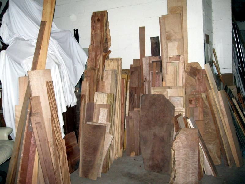 EXOTIC WOOD: Lot Inc. Large Variety Of Fine Exotic Wood In Various Sizes.