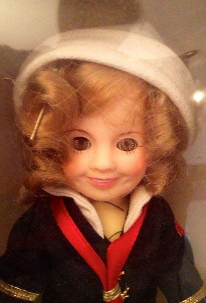 3 Shirley Temple Dolls: 3 Shirley Temple Dolls 3 Boxed Ideal Vinyl Shirley Temple Dolls Including: Heidi Captain January and the Colonel all in original boxes. Measurements: 8"Condition: Very Good stored in display cases and