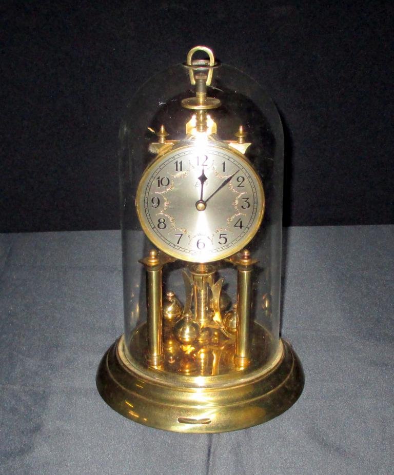 Schatz 400 Day Clock: Schatz 400 Day Clock, Made in Germany in Original Box, 8" at Base x 12.5"T.