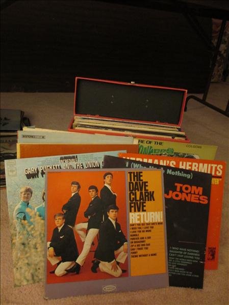ALBUMS FROM THE 1960'S: ALBUMS FROM THE 1960'S 34 Albums including Tom Jones, The Monkees, Englebert Humperdink, Gary Picket, The Buckinghams, The Turtles and more. Also includes newspaper clippings and magazines about Tom J