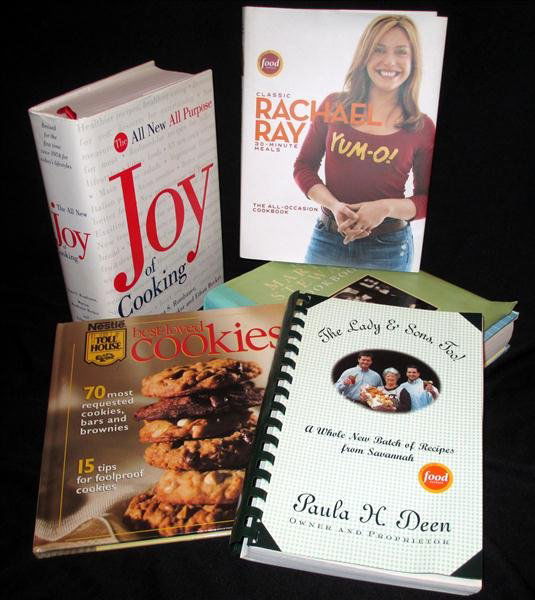 COOK BOOK LOT: COOK BOOK LOT The Lady and Sons Too Paula Deen, JOY OF COOKING, Classic 30 Minute Meals, Rachel Ray and more.