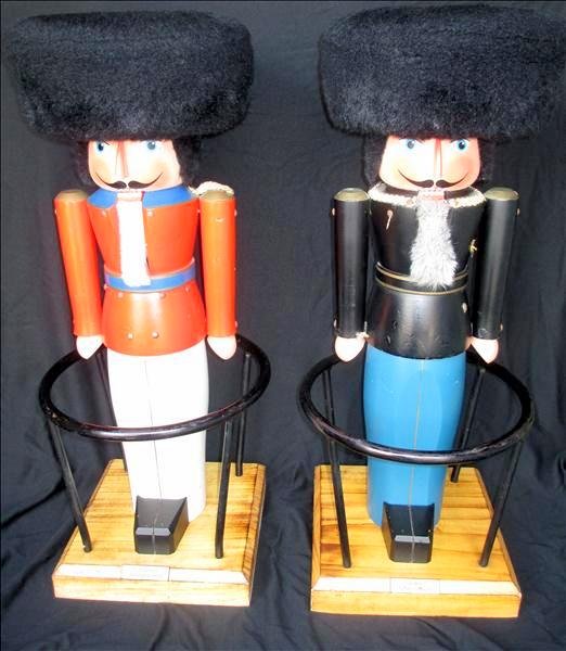Two Nutcracker Barstools