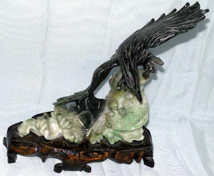 Stone Eagle Carving