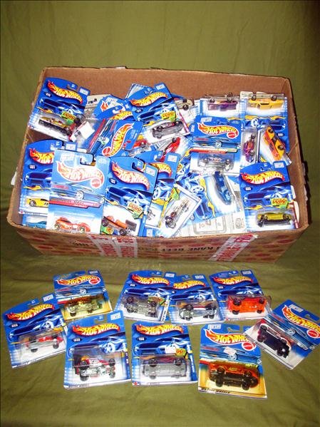 Hot Wheels Lot: Well Over 100 Mint in Package Hot Wheels, 1991-2000/2001.