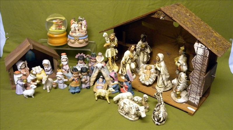 Nativity Sets & Snow Globes: Nativity Sets & Snow Globes, Porcelain & Composites Nativities, Snow Globes and Music Box.