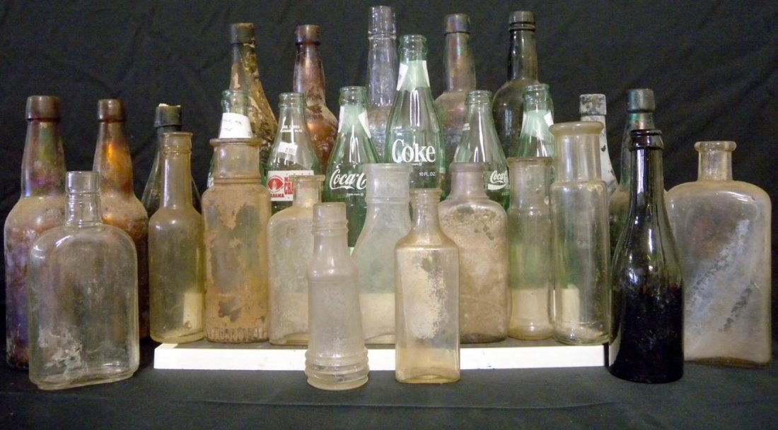 Beer, Whiskey, Medicine & Pickle Bottles: Beer, Whiskey, Medicine & Pickle Bottles, Some as Early as 1900.