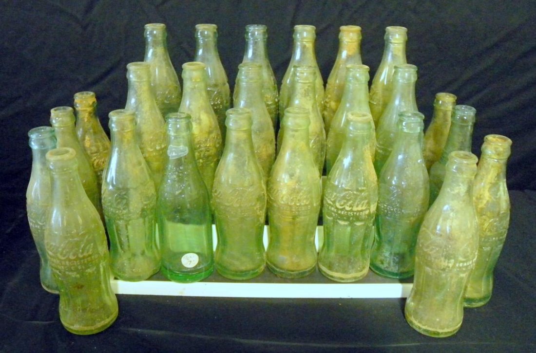 26 Soda Bottles: 26 Soda Bottles, As Found Condition. Includes Coke and Grapico.