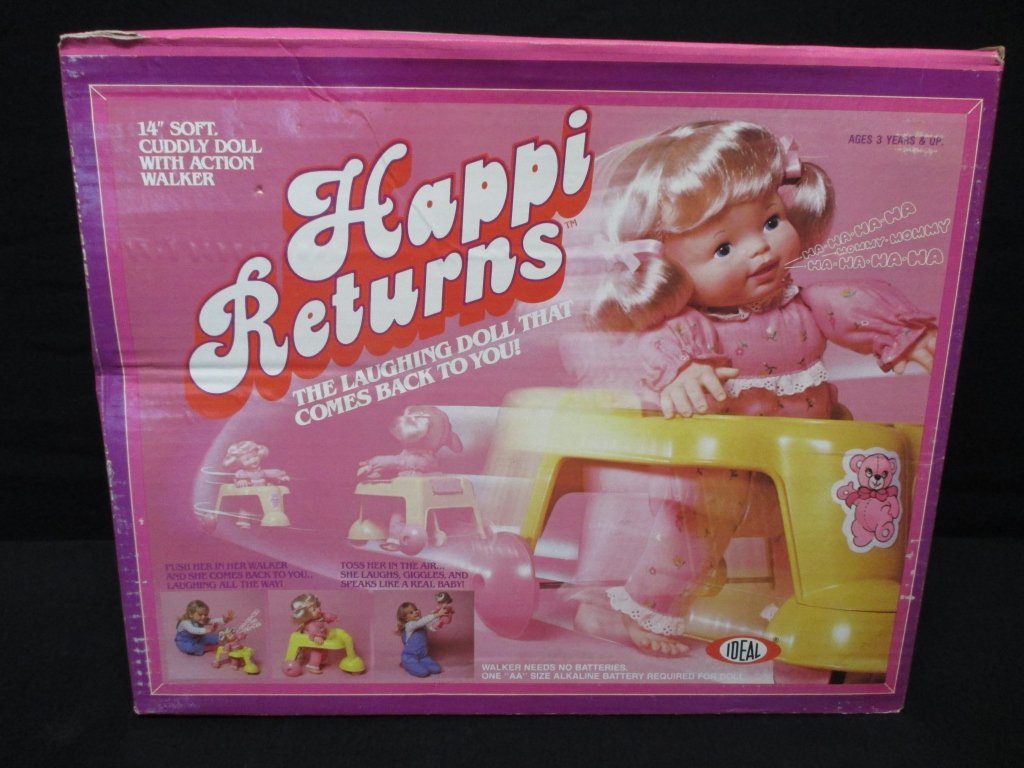 Happi Returns Doll: Ideal, 1983, mint in box.