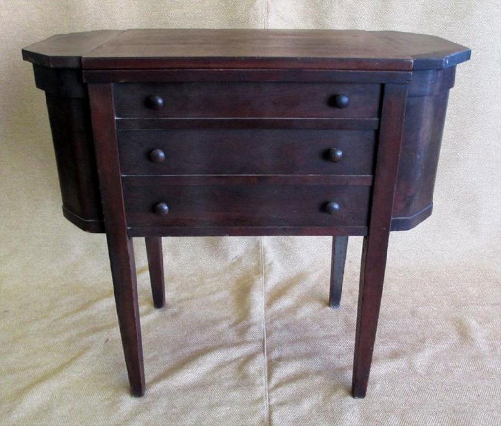 Martha Washington Sewing Cabinet w/Sewing Machine