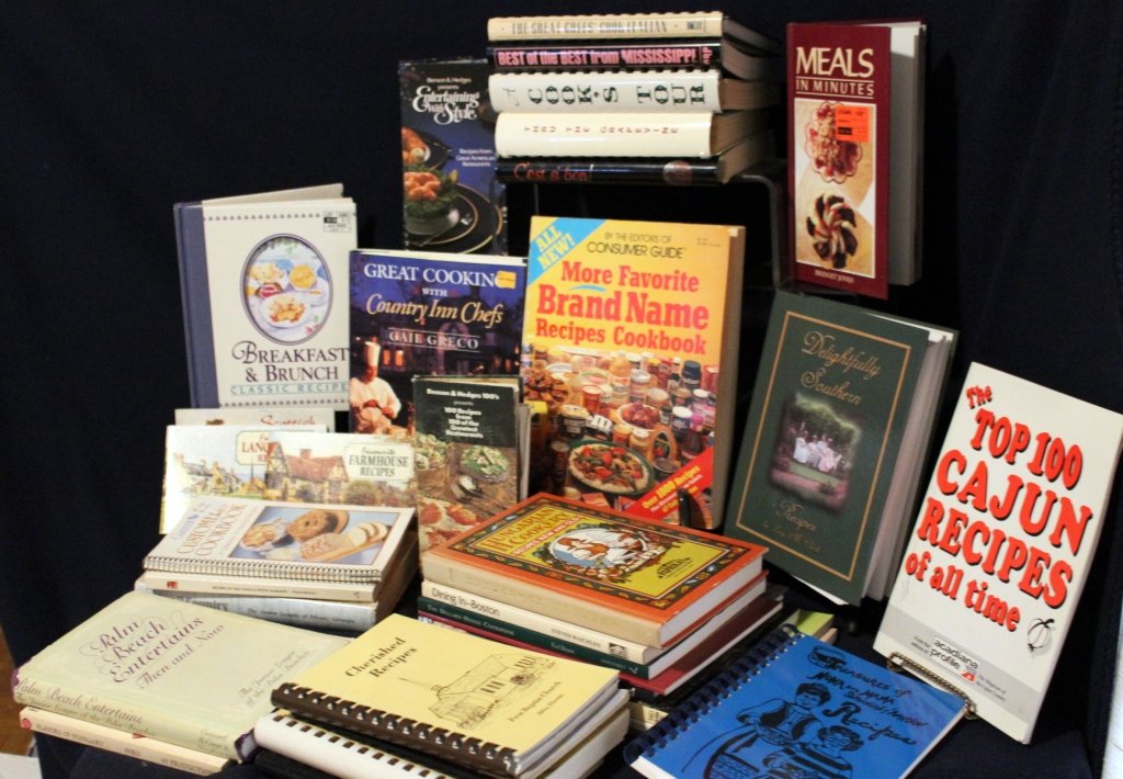 Cookbooks from Different Areas: Southern Delights, Boston, Savannah, Memphis, Best of Mississippi, Quail Country, Hungary, Amish and much more.