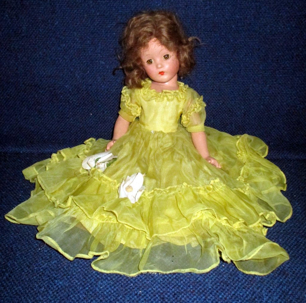 Effanbee Deanna Doll: Ca. 1930s Composition Doll, 35"T.