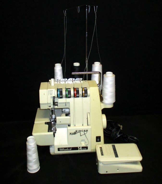 Singer Ultralock 14 U34 Serger: Working condition w/instructions.