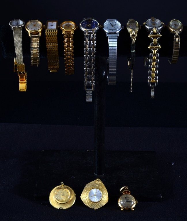 Ladies Dress Watches: Band and Pendant inc. Seiko, Buler, Lady Elgin, Benrus, Hamilton plus. Estate pieces.