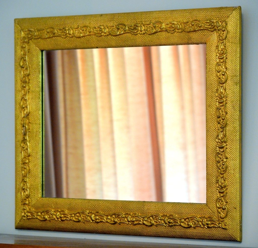 Antique Gold Mirror w/Gesso (1 of 3)