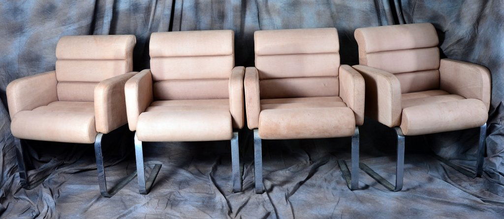 4 Pace Collection Lugano Mariani Arm Chairs (1 of 4)
