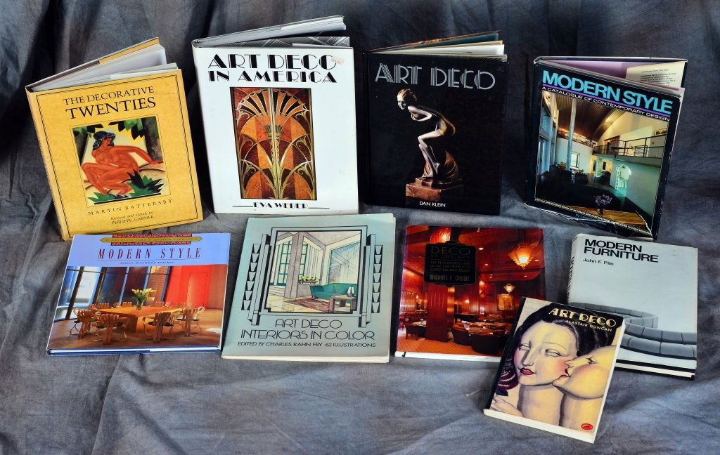 9 Books on Modern, Art Deco & Decorative 20s (1 of 2)