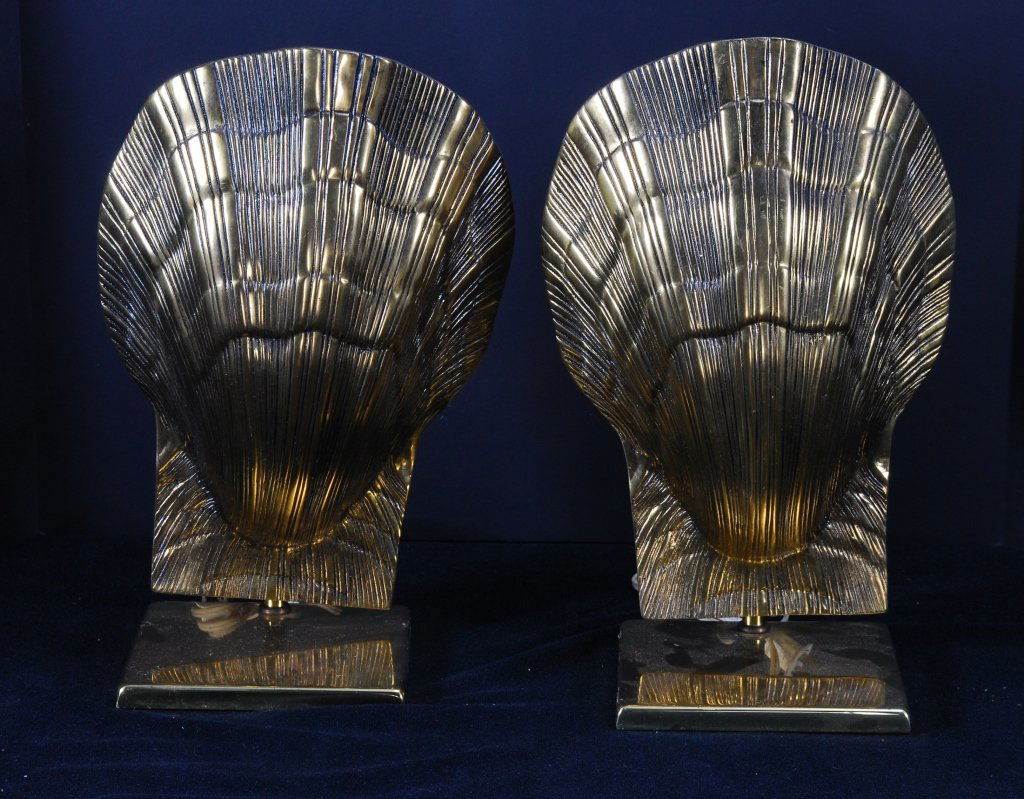 Brass Shell Table Lights (1 of 3)