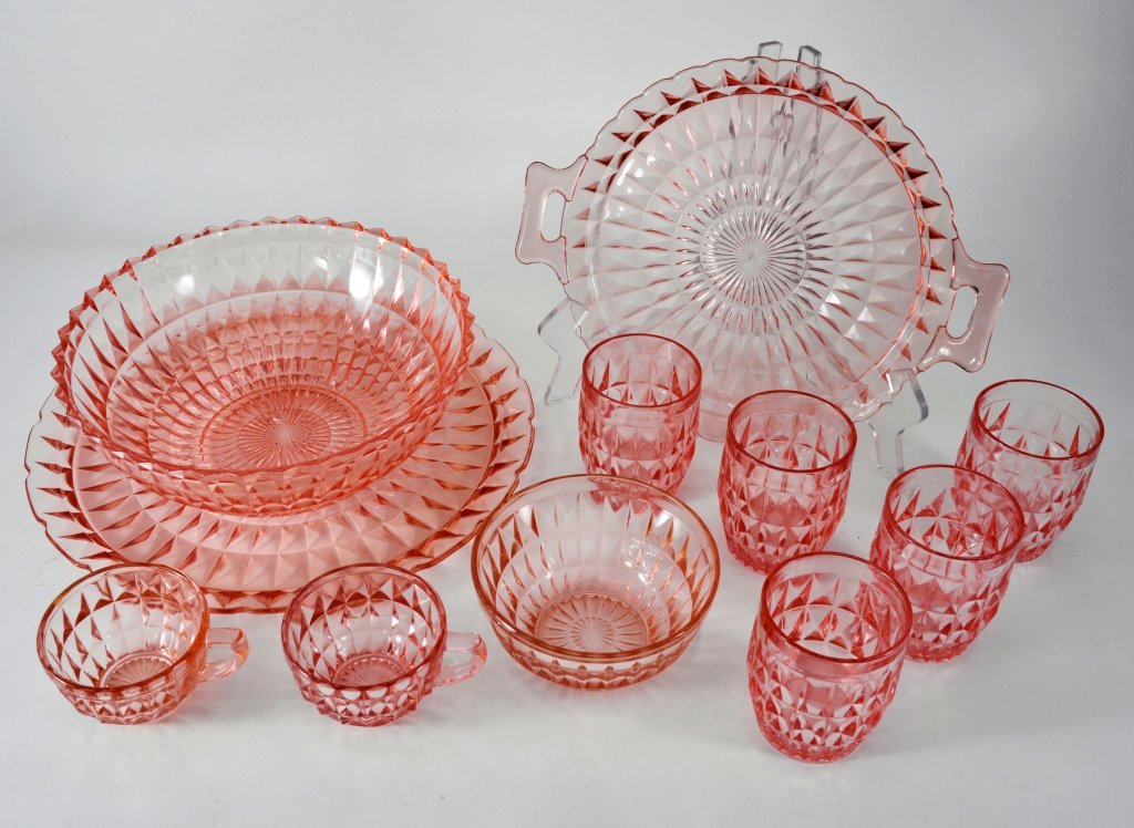 Pink Windsor Depression Glass (1 of 1)