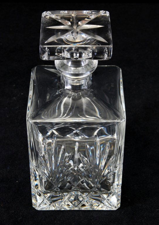 Cut Crystal Square Decanter (1 of 3)