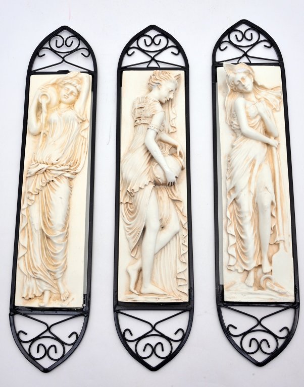 Three Composite Classical Wall Plaques (1 of 3)