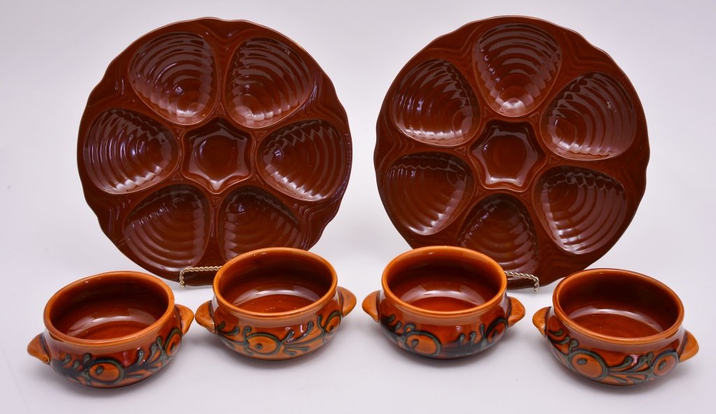 Katein Bean Pots & Oyster Plates (1 of 2)