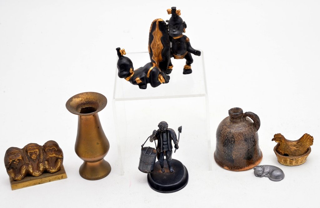 Miniatures w/Worker Marked Sterling Plus More (1 of 5)