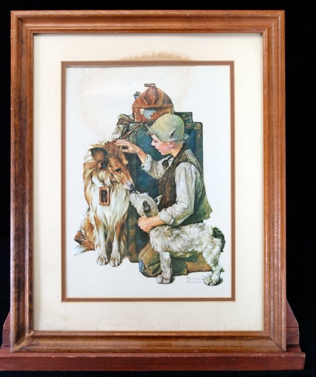 Norman Rockwell Framed Print (1 of 2)