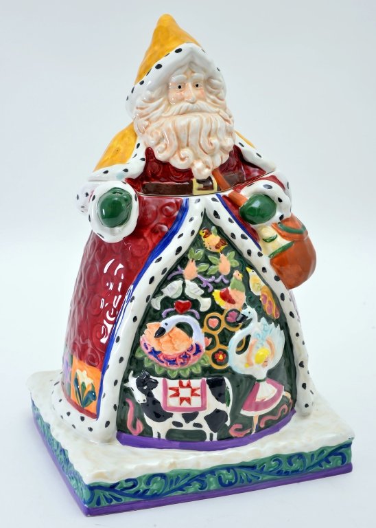 Father Christmas Cookie Jar: 14" T.