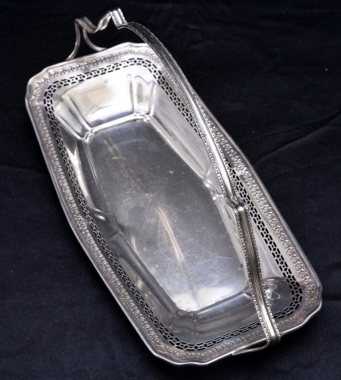 Sterling Cake Basket (1 of 2)