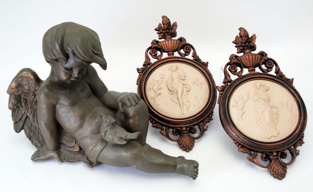 Coppercraft Guild Classical Wall Hangings & Cherub (1 of 6)